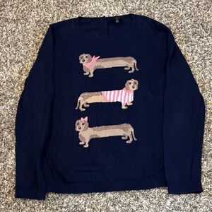 Talbots Navy Knit Sweater